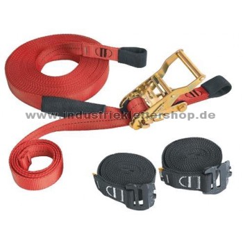 SlackLine Set - 15 Meter - mit 25mm -breiter Line