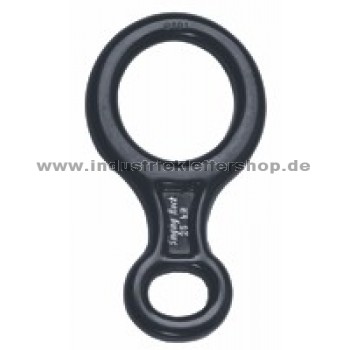 Figure - Mittel - schwarz - Abseilachter