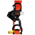 Steigklemme inkl. Gummischlaufen und Karabiner