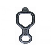 Huit - Antibrulure - Abseilachter - schwarz